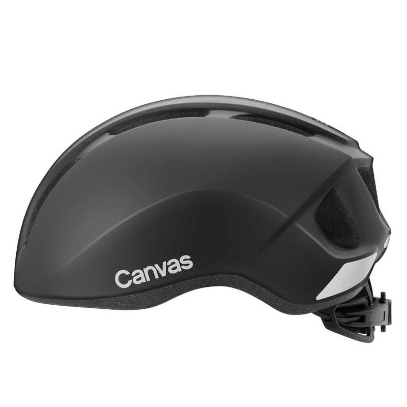 オージーケーカブト　CANVAS-SPORTS マットモノブラック M/L(57-59cm)　CANVAS_SPORTS