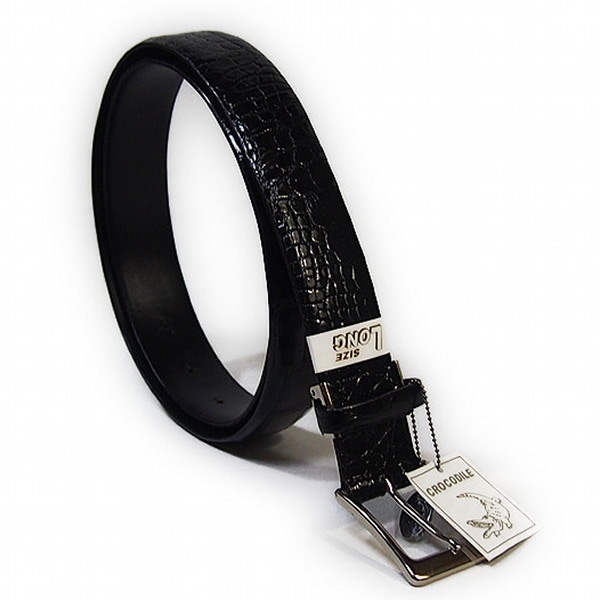 シャイニング クロコダイル ピンタイプ black 黒