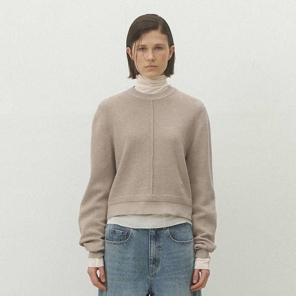 [NAIN] (T-6922)ESSENTIAL OLGA BASIC KNIT