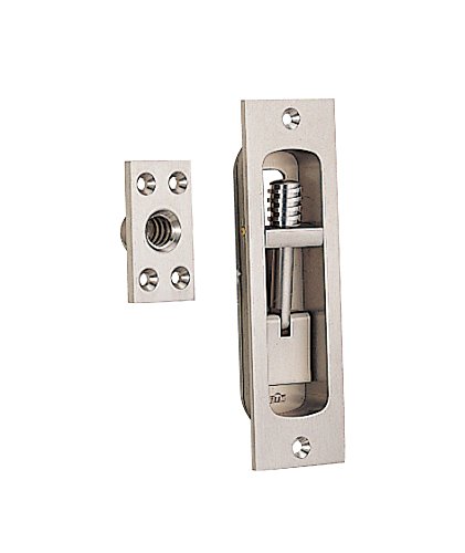 ベスト 角引手付捻締 サテンニッケル 120ミリ ドア厚30～39ミリ用 #500-120-1