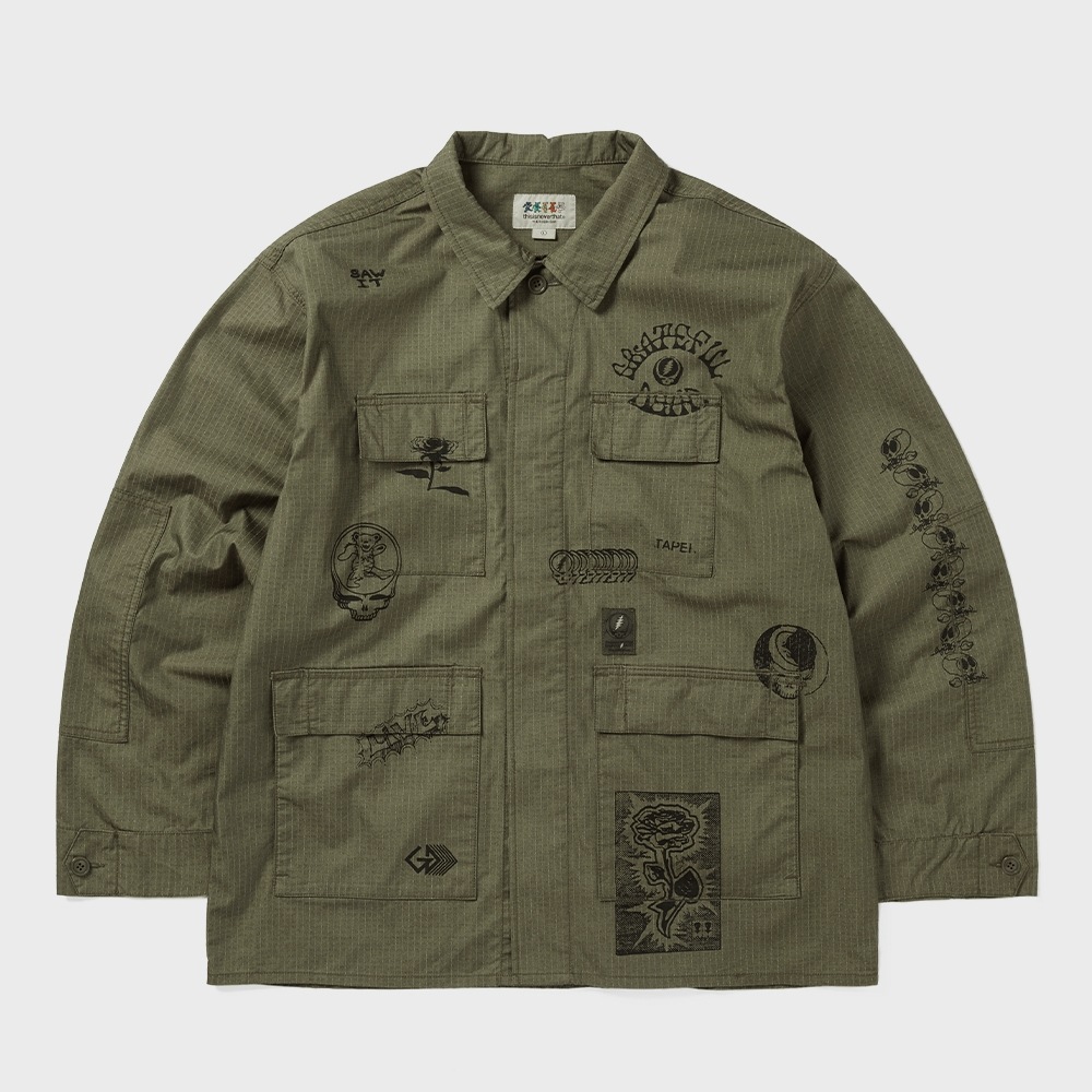 ディス・イズ・ネヴァー・ザット・GD イコノグラフィー BDU ジャケットオリーブ