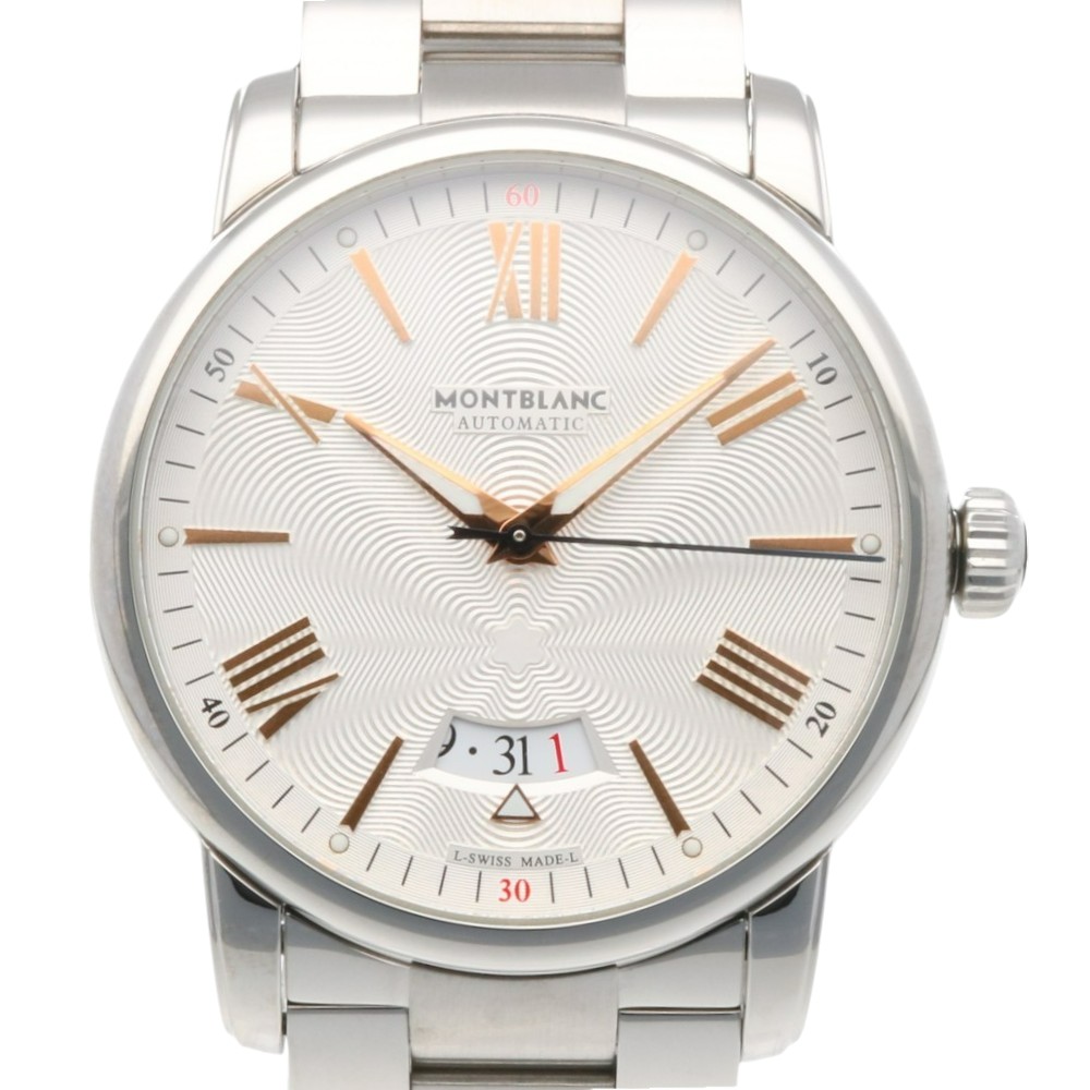 モンブラン 4810 腕時計 ステンレススチール 114841 自動巻き 1年保証 MONTBLANC 中古 美品