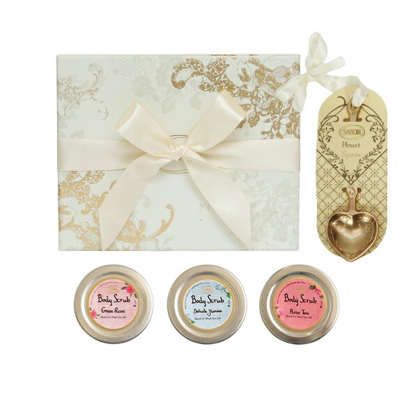 ボディスクラブ 60g 香りが選べる ギフトセット ハートスプーン付き オリジナルセット トライアル お試し キット 喜ばれるギフト