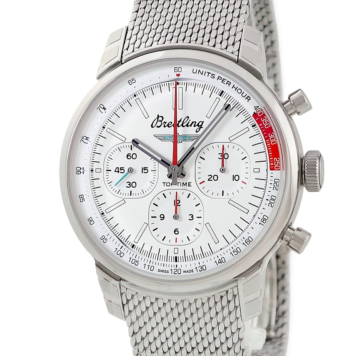 トップタイム B01 フォード サンダーバード AB01766A1A1A1 AB0176 自動巻き メンズ 未使用 ホワイト 3年保証