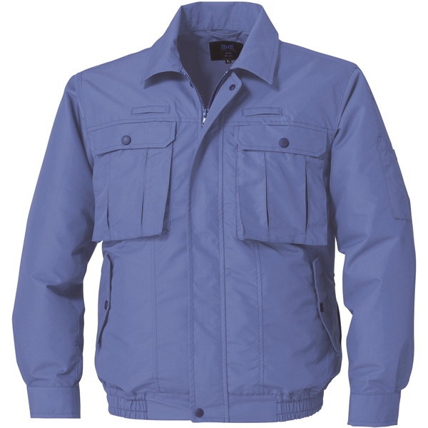 KU92100ライトブルー3L 綿・ポリ混紡フルハーネス仕様