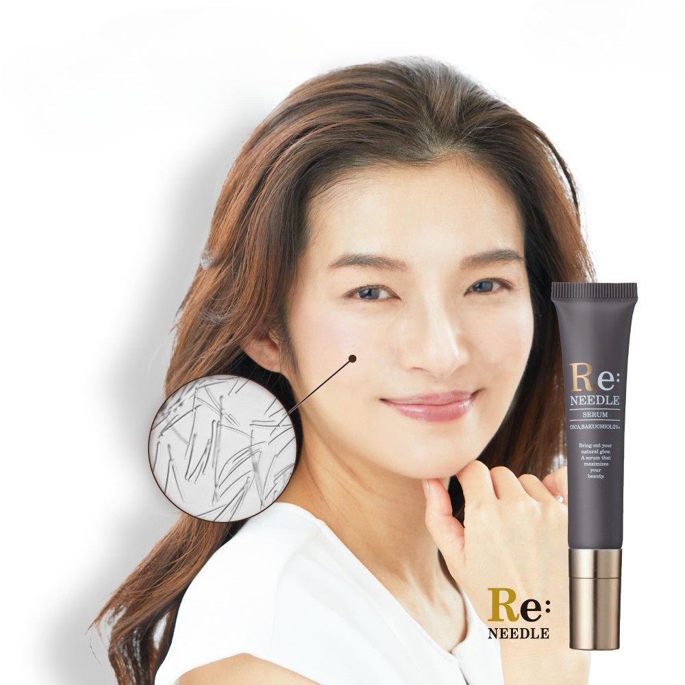リニードル セラム 【公式】 15g 30日分 ニードル美容液 針美容液 マイクロニードル CICA バクチオール ヒト幹細胞培養液 ナイアシンアミド 顔 目元 口元 エイジングケア 日本製