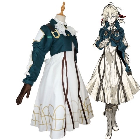大人気コスプレ変装仮装衣装 Violet Evergarden ヴァイオレットエヴァー