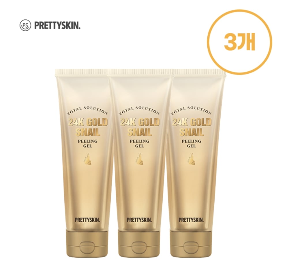 【adgjm】プリティスキン トータル ソリューション　24k トータルソリューション 24K ゴールドスネイル クレンジング