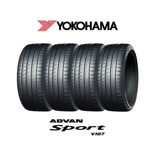 4本セット ヨコハマ ADVAN SPORT アドバン スポーツ V107 225/35R19 88(Y) XL タイヤ単品 メーカー直送