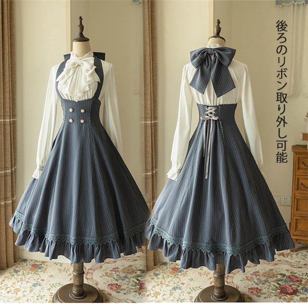 ワンピースドレスプリント柄ワンピ２wayタイプ ホルターネック レディース ノースリーブ M lolita ロング フレアスカート S L ジャンスカ ジャンパースカート ワンピース