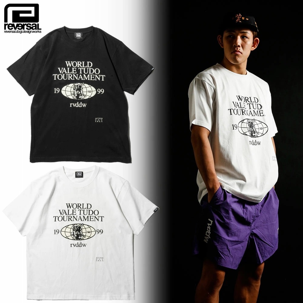 Tシャツ 半袖 コットン/GLOW TOURNAMENT COTTON TEE rv24ss008ストリート スケーター 格闘技 メンズ レディース ファッション