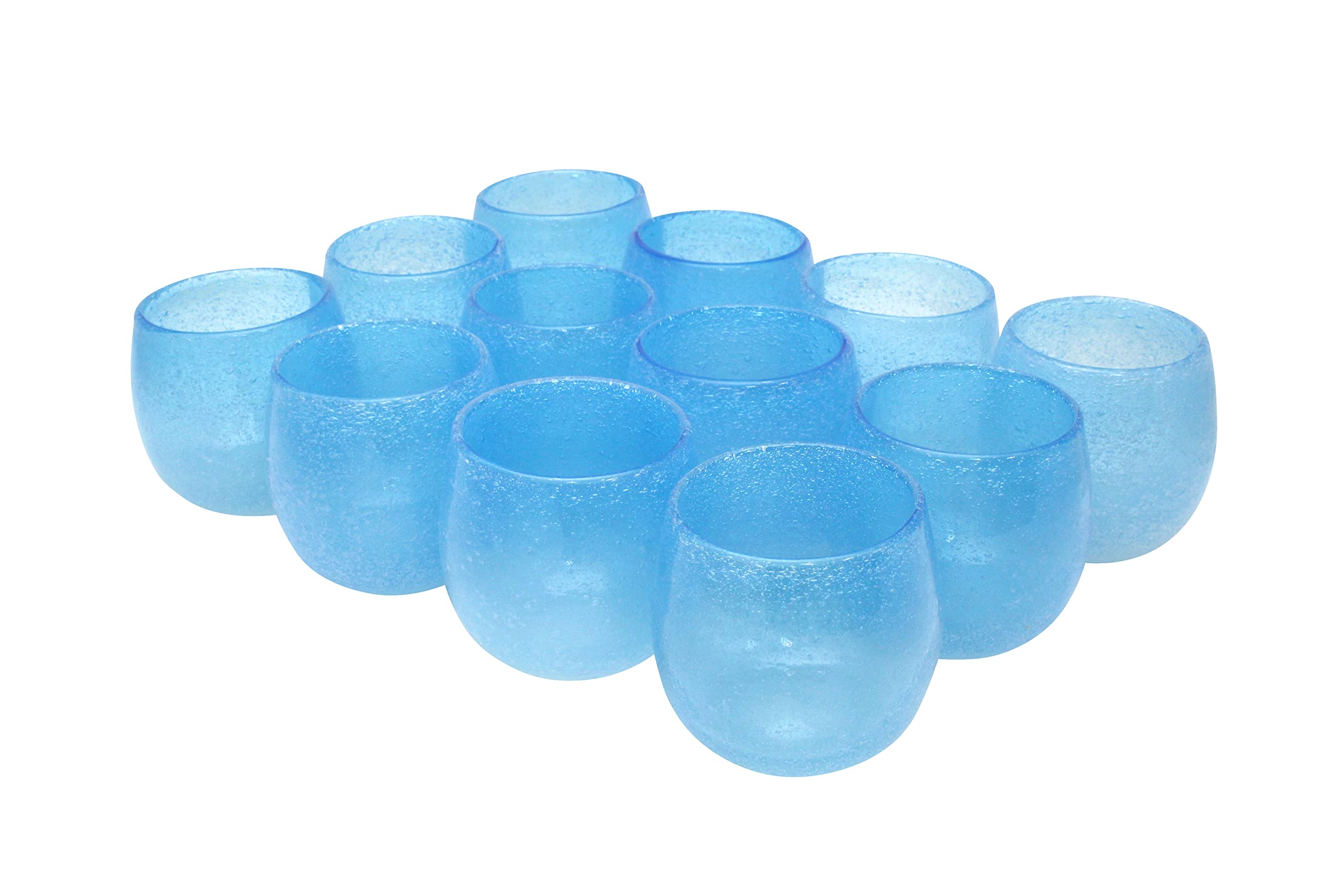 【Amazon.co.jp限定】【業務用 セット】インスタ映えする 南国 泡たる グラス(大)水12個組