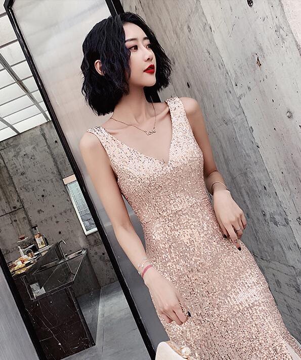 「エレガント マーメイドドレス」 結婚式 二次会 ロングドレス パーティードレス 卒入式 同窓会 2