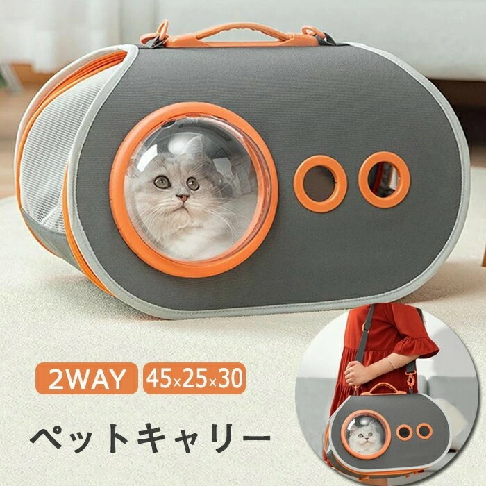 ペットキャリー ペット キャリー バッグ ペットバッグ ペットハウス 2way お出かけ メッシュ ペットバッグ 犬猫兼用 猫キャリーリュック 通気孔 ネコ 犬 バッグ リュックキャリ