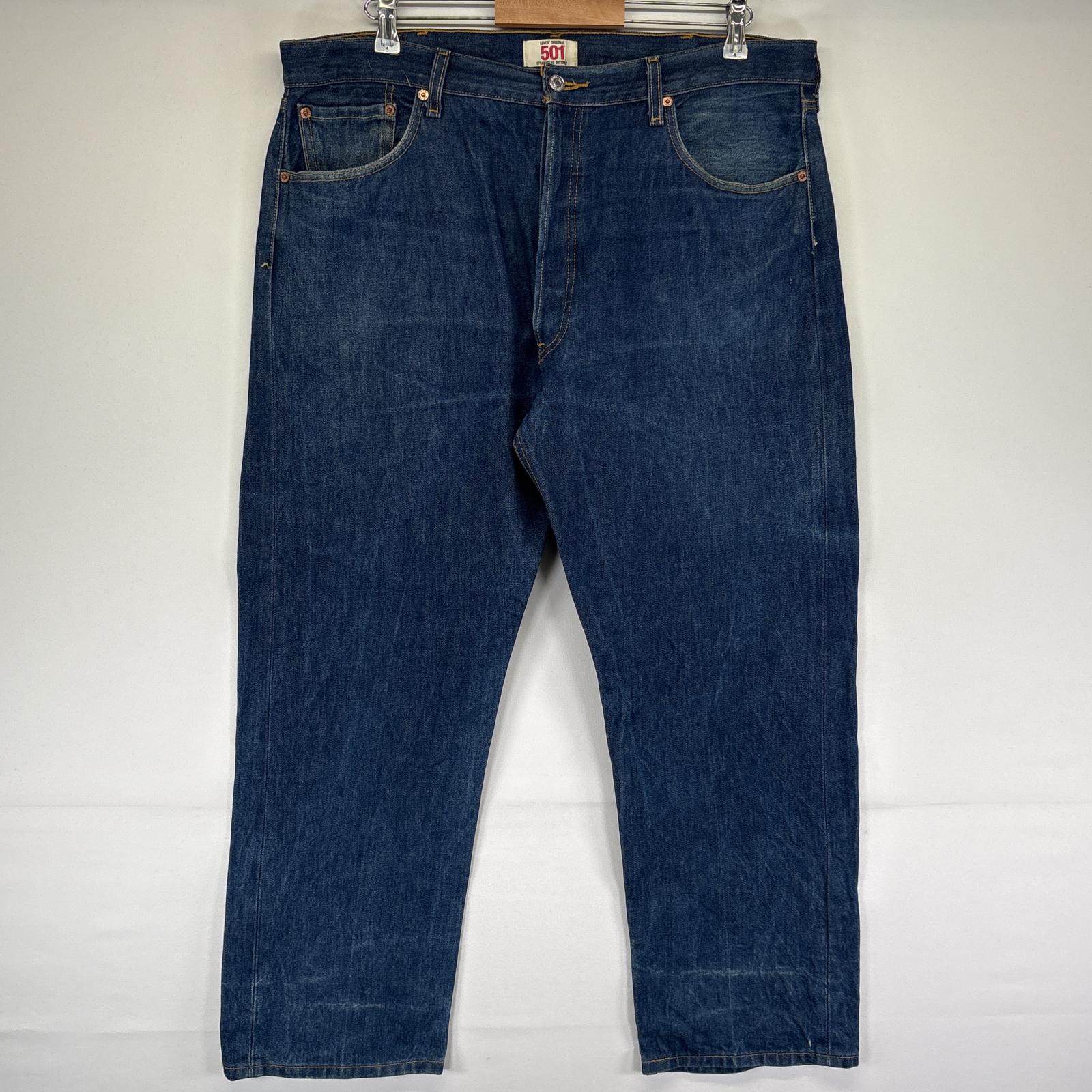 古着 デニムパンツ 501 ストレート ジーンズ ジーパン 5ポケット 大きいサイズ w40 L30 ブルー メンズ