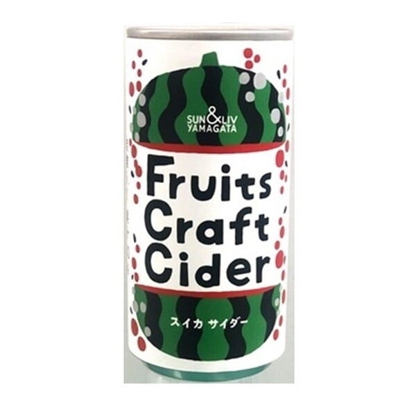 山形食品 フルーツクラフトサイダー スイカ 缶 200mlx30 メーカー直送