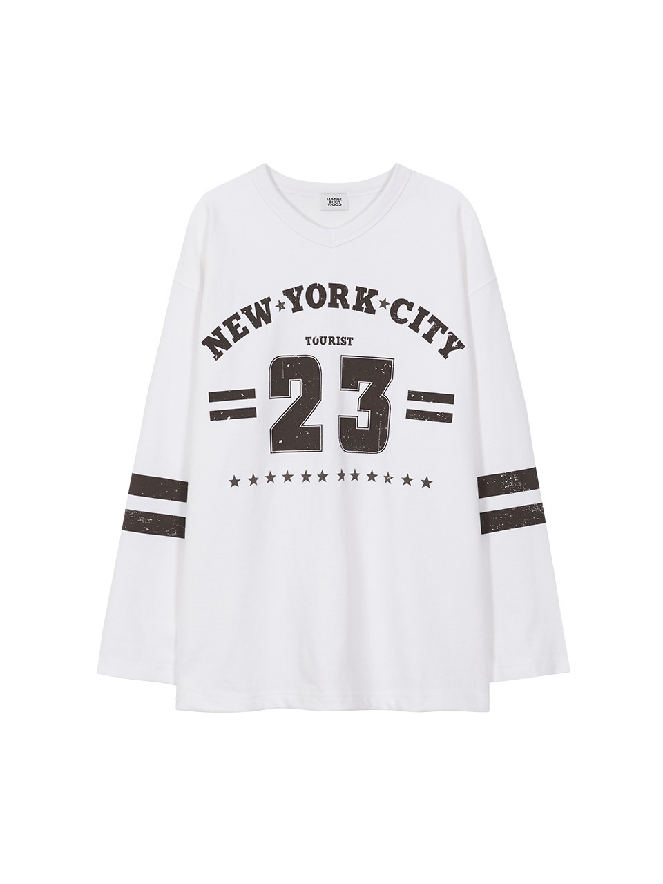 【MARGESHERWOOD】 NEWYORKCITY 23 RUGBY T-SHIRT : WHITE 11,979円