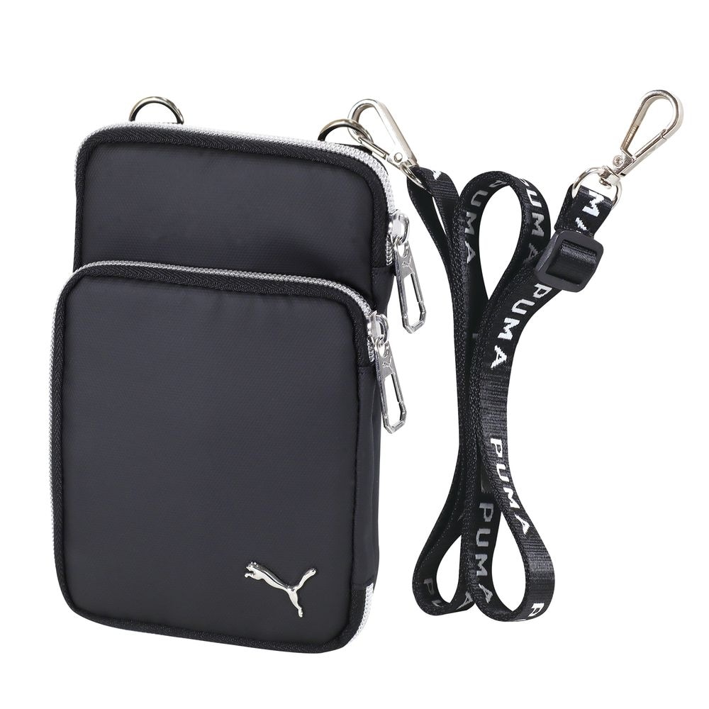 （まとめ買い）PUMA（プーマ） スマホポーチ 財布 ブラック PM489BK [x3]