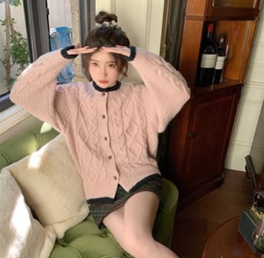 カーディガン セーター 上着 長袖 レギュラー かわいい 大人可愛い きれいめ シンプル カジュアル 大人 上品 おしゃれ お洒落 かっこいい 大人女子 こなれ感 ラフ スポーティー ラブリー