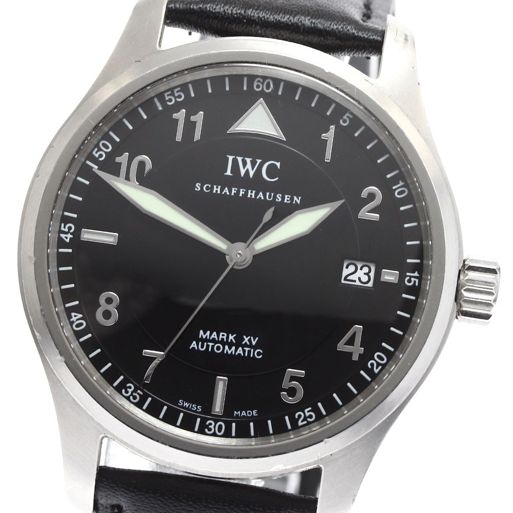 IWC IWC SCHAFFHAUSEN IW325301 パイロットウォッチ マークXV デイト 自動巻き メンズ _905380【中古】