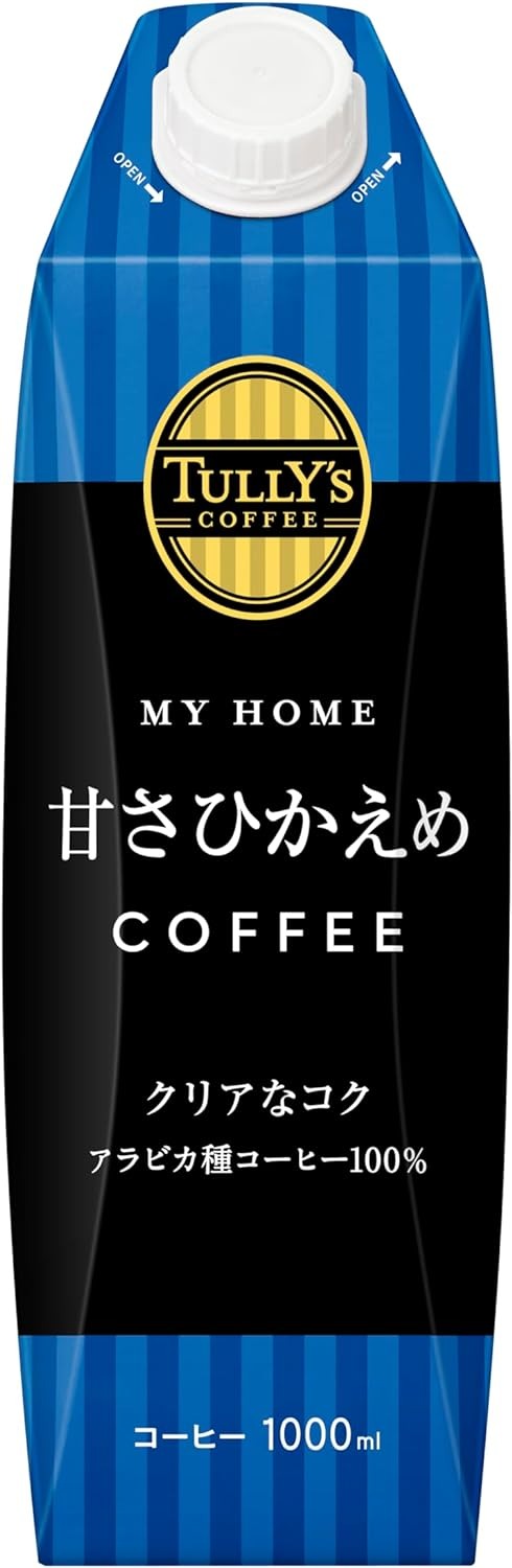 【送料無料】伊藤園 タリーズコーヒー 微糖 コーヒー マイホーム キャップ付き 紙パック 1000ml 1L24本
