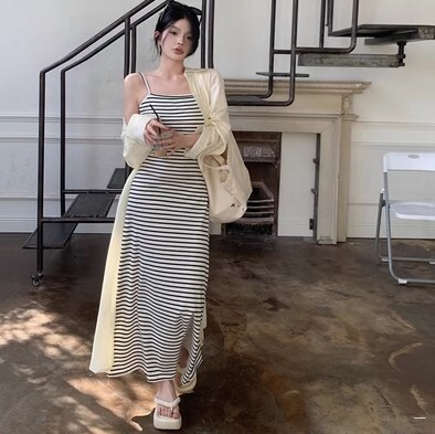 ジャケット ワンピ 2点セット ワンピース セットアップ カーディガン ロング丈 長袖 かわいい 大人可愛い きれいめ シンプル カジュアル 大人 上品 おしゃれ お洒落 かっこいい レトロ 大人女子