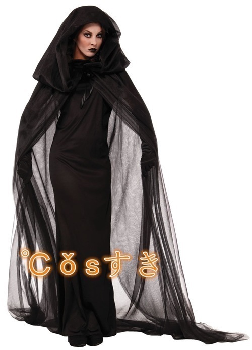 【秦】【2点購入で150OFF】【新品開催 】ハロウィン バンパイア 黒い 鬼花嫁 制服 パーティー 女王 巫女 黒天使 コスプレ衣装 高品質 新品 Cosplay アニメ