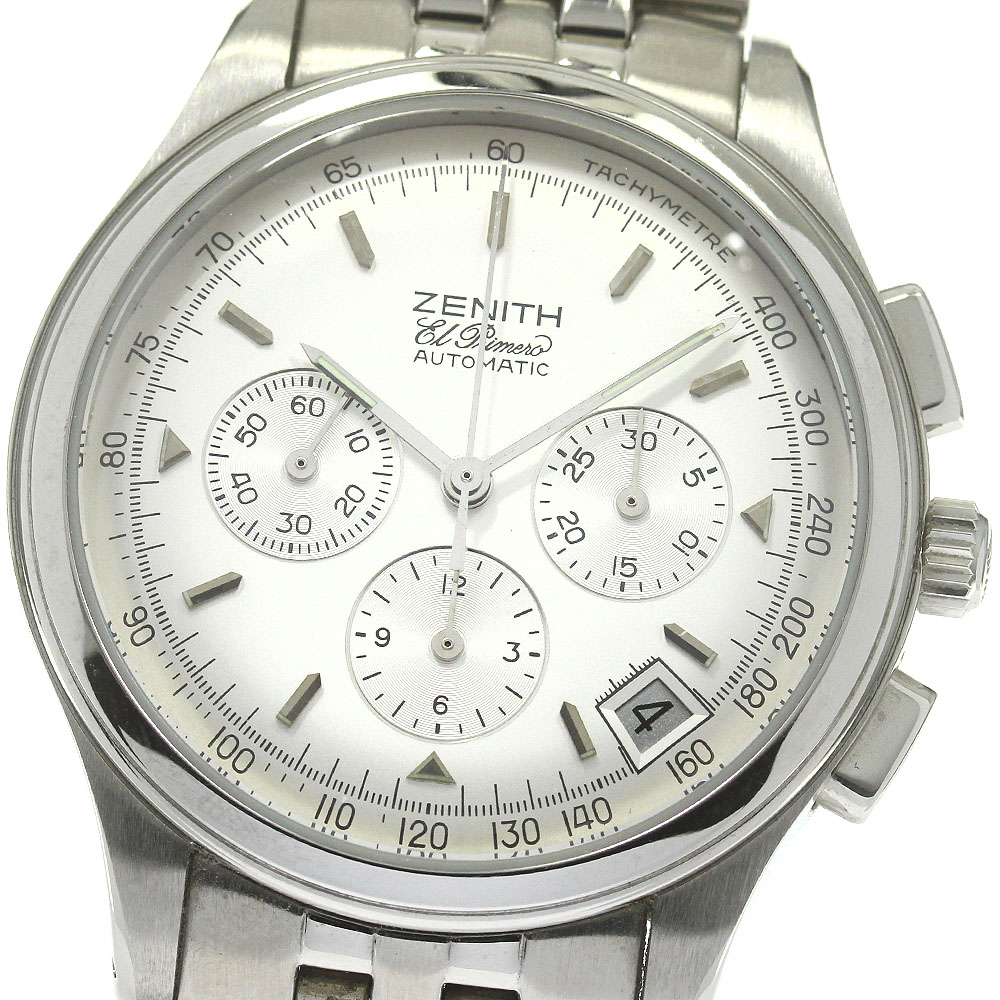 ゼニス ZENITH 02.0500.400 クラス エルプリメロ クロノグラフ 自動巻き メンズ _862161【中古】