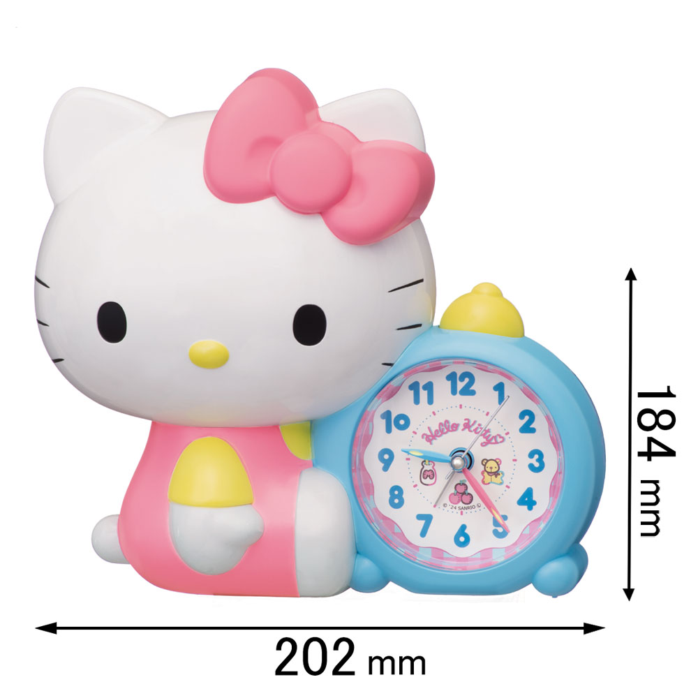 セイコー 目覚まし時計 ハローキティ　おしゃべり目覚まし時計 JF-386-A