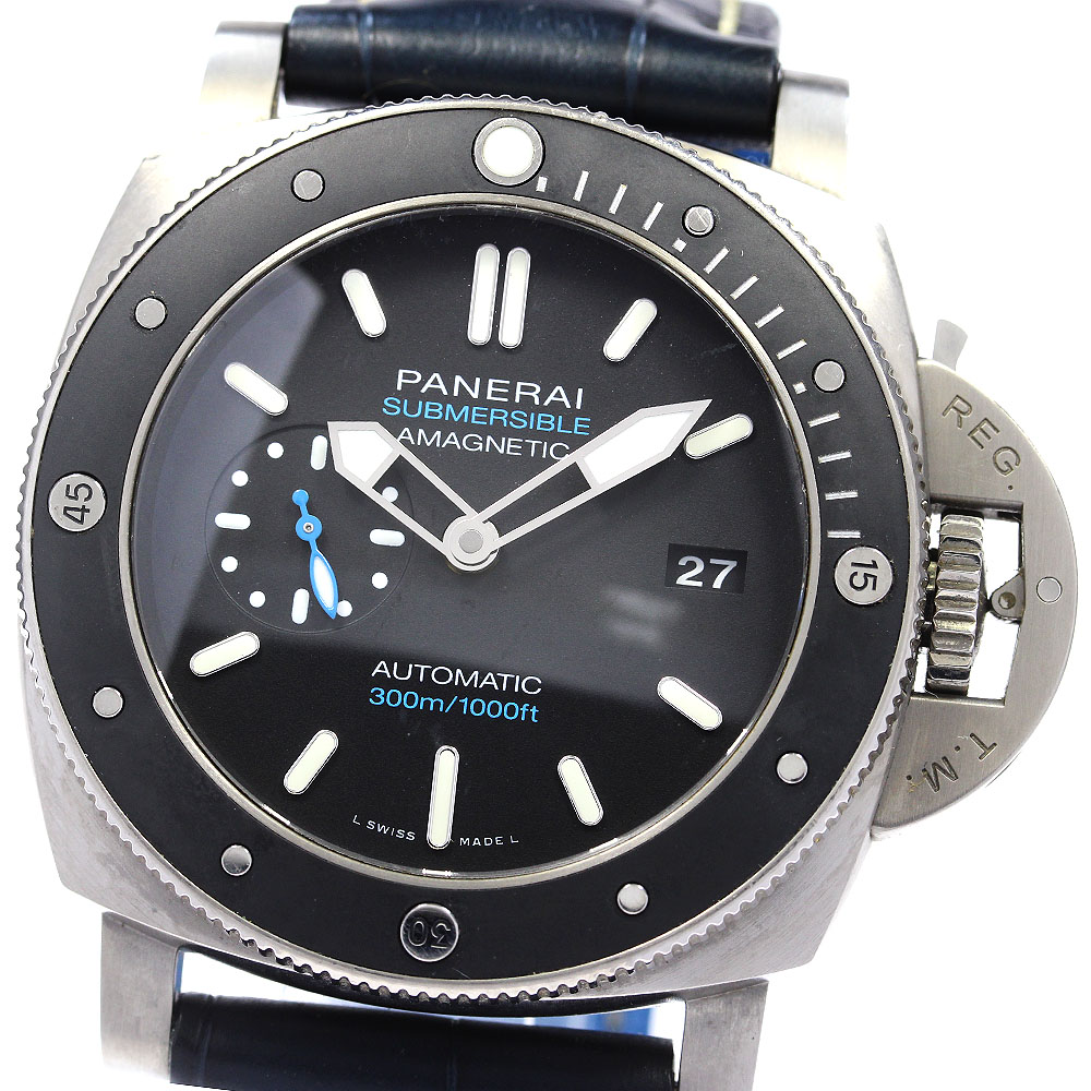 パネライ PANERAI PAM01389 ルミノール1950 サブマーシブル アマグネティック3デイズ チタニオ 自動巻き メンズ _827659【中古】