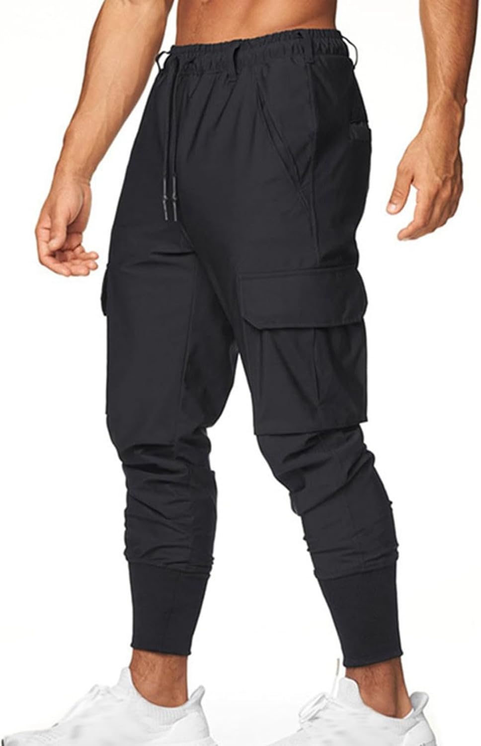カーゴパンツ メンズ バギーパンツ ストレート ロングパンツ 薄手 リブ裾 オーバーサイズ ウエストゴム紐 ポケット付き ずぼん アンクルパンツ 軽い かっこいい お洒落 綿混紡 ダンス ストリート 6,205円