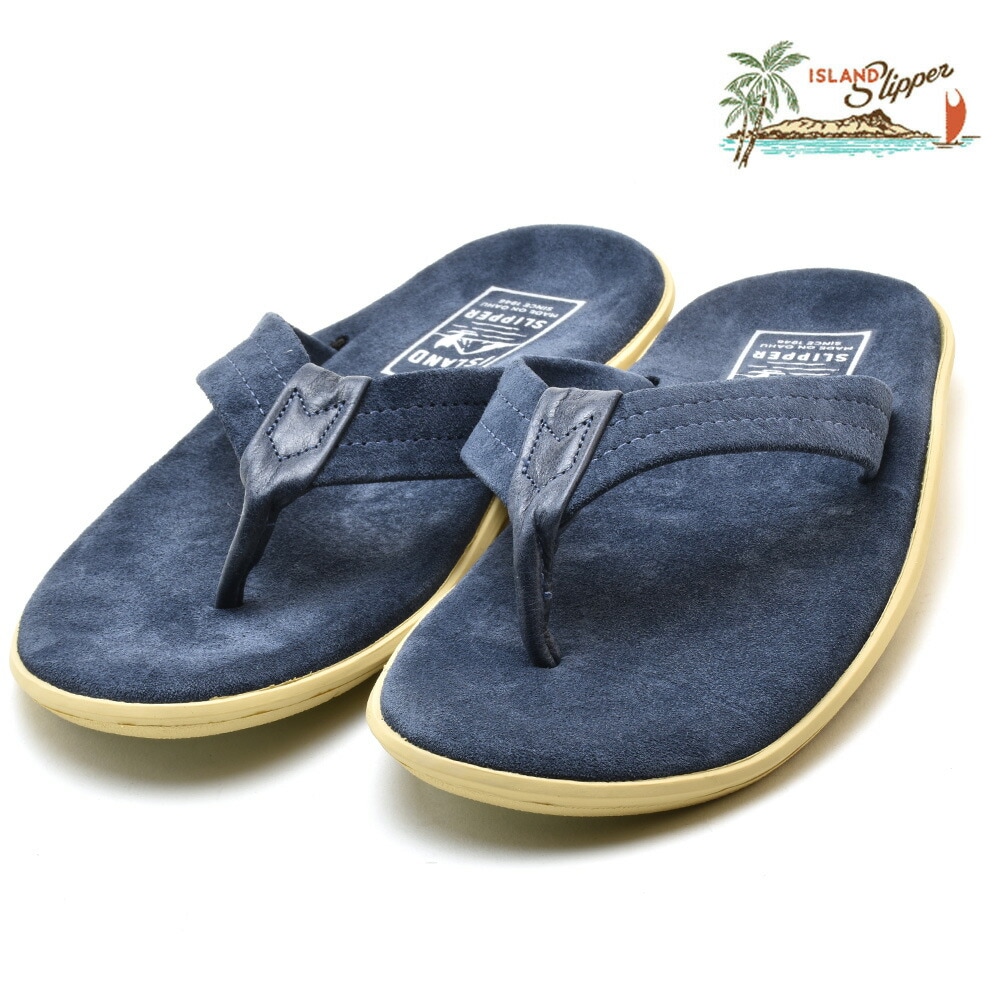 アイランドスリッパ ビーチサンダル スエード ネイビー 紺色 メンズ レディース ISLANDSLIPPER PT203SL SUEDE THONG NAVY[pt203sl-nav]