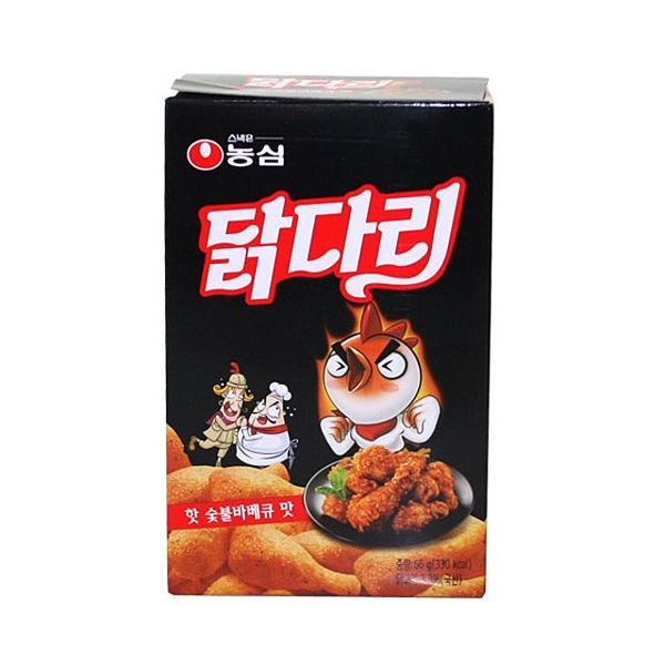 農心鶏もも（ホット炭火バーベキュー味） 66gX20個入（1箱） / 菓子 スナック 袋菓子 スネック 農心菓子