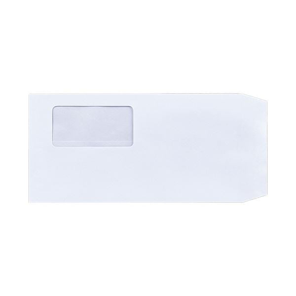 キングコーポレーション 窓明No.7 封筒 白特A 長3 枠なし センター貼 アドヘヤ 1201831ケース（1000枚）
