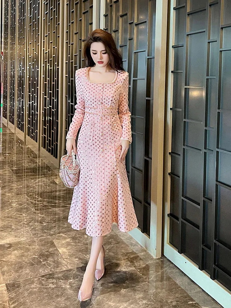 【JY.上品】 2024秋新品 キラキラ スパンコール ロングワンピース 綺麗 ドレス パーティー キャバ 大人 同窓会 披露宴 卒業式 結婚式 演奏会 ウェディング 二次会 メガ割30%制限