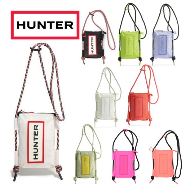 ハンター バッグ ポーチ メンズ レディース トラベル リップストップ リサイクル ナイロン フォンポーチ UBP1514NRS 1514 HUNTER