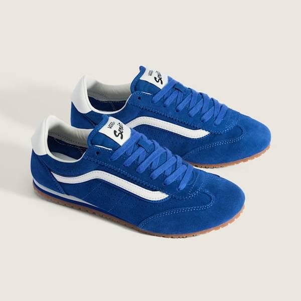 スーパー ロー プロ スエード ブルー ホワイト / VN000E897WM
