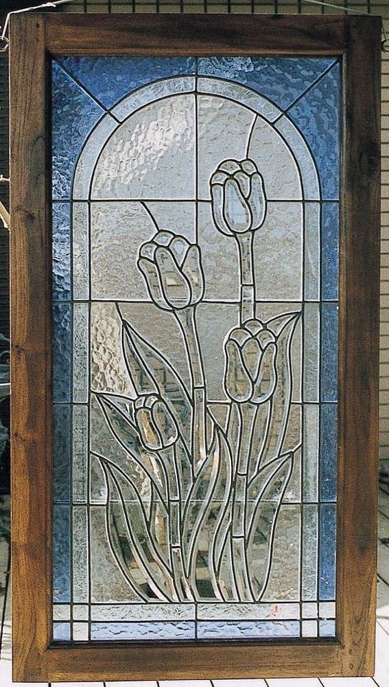 ジャービス商事　ステンドグラス　チューリップ　ベベル　87034