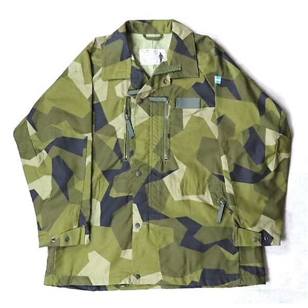 スウェーデン軍 ACTIVE LIFE社製 UF90 グリーンカモ ジャケット デッドストック 未使用 180-95サイズ ミリタリーウェア 軍モノ