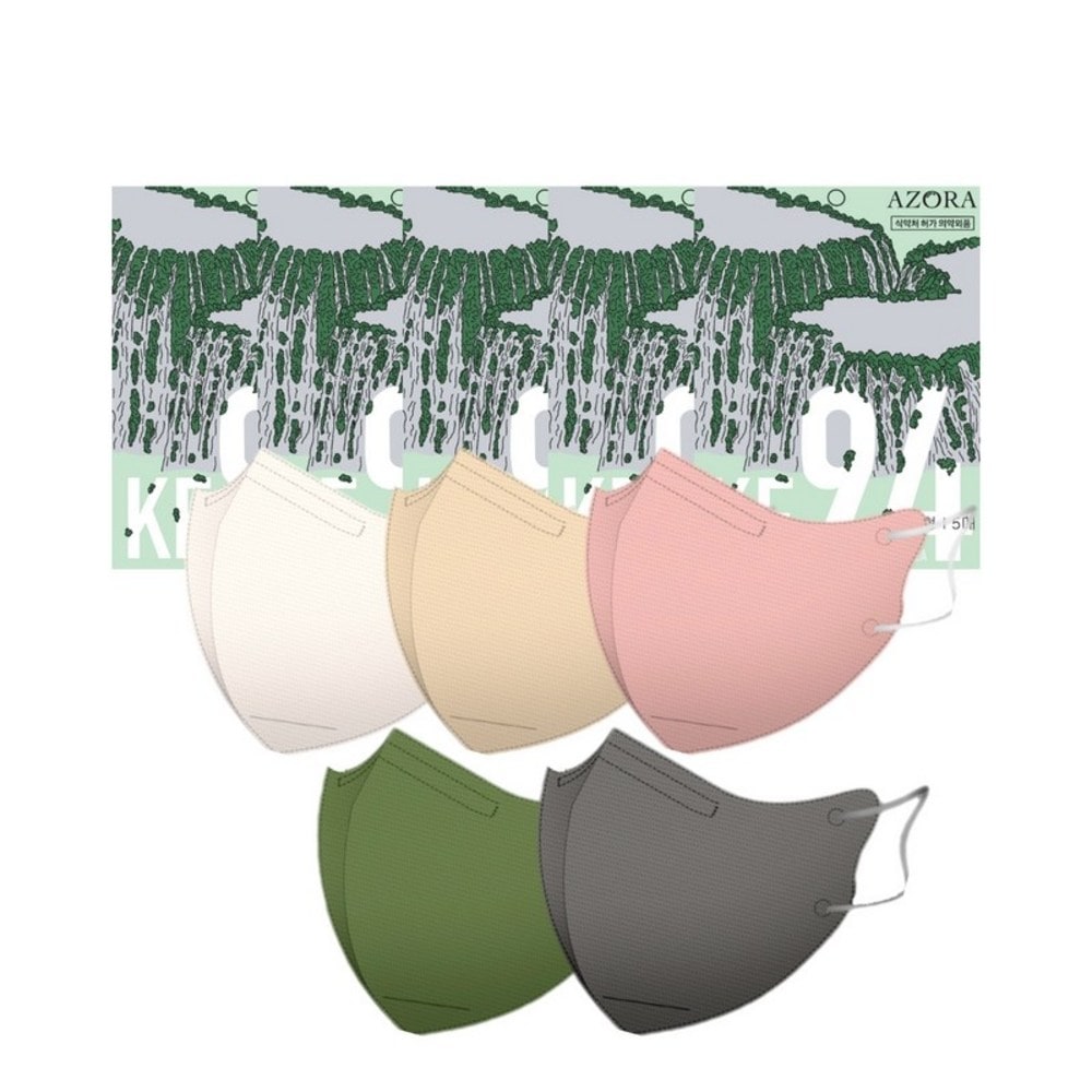 アゾラKF94サブリスリム中型混合マスク100枚