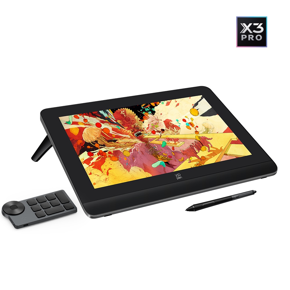 液タブ Artist Pro 14 (gen2)　14型 液晶タブレット FHD解像度 X3 Proデジタルペン 16384筆圧レベル 左手デバイス付 Android Windows Mac対応