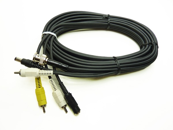 防犯カメラケーブル 延長 ケーブル 20m 映像 音声 電源 BNCP-RCAP コード カメラ 防犯 セキュリティ 延長ケーブル 防犯グッズ