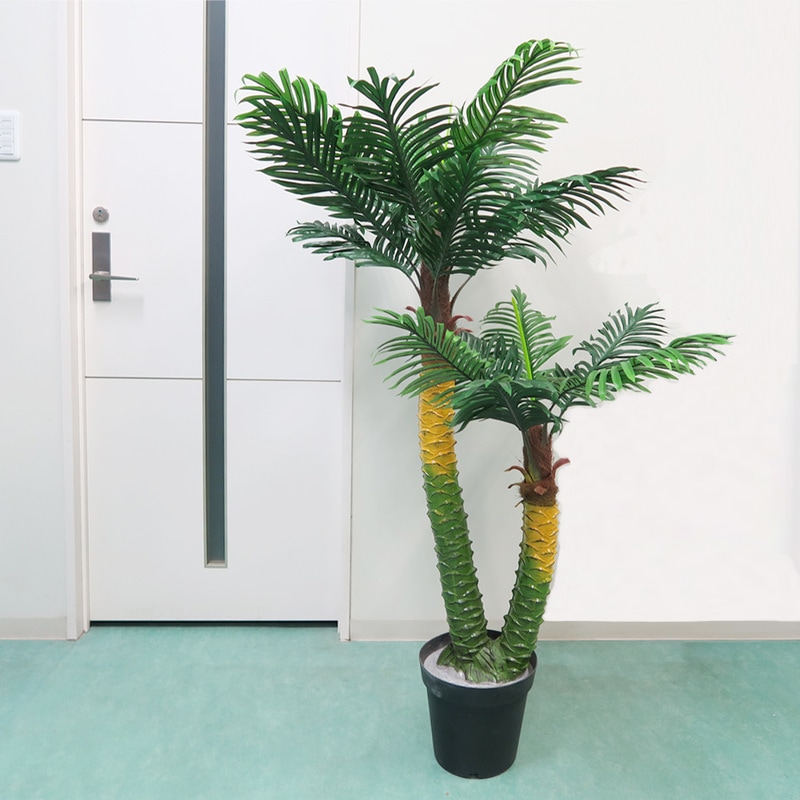 人工観葉植物 光触媒 パームヤシ 135cm 【 光触媒 フェイクグリーン 消臭 ヤシの木 観葉植物 インテリア インテリアグリーン 抗菌 椰子 】