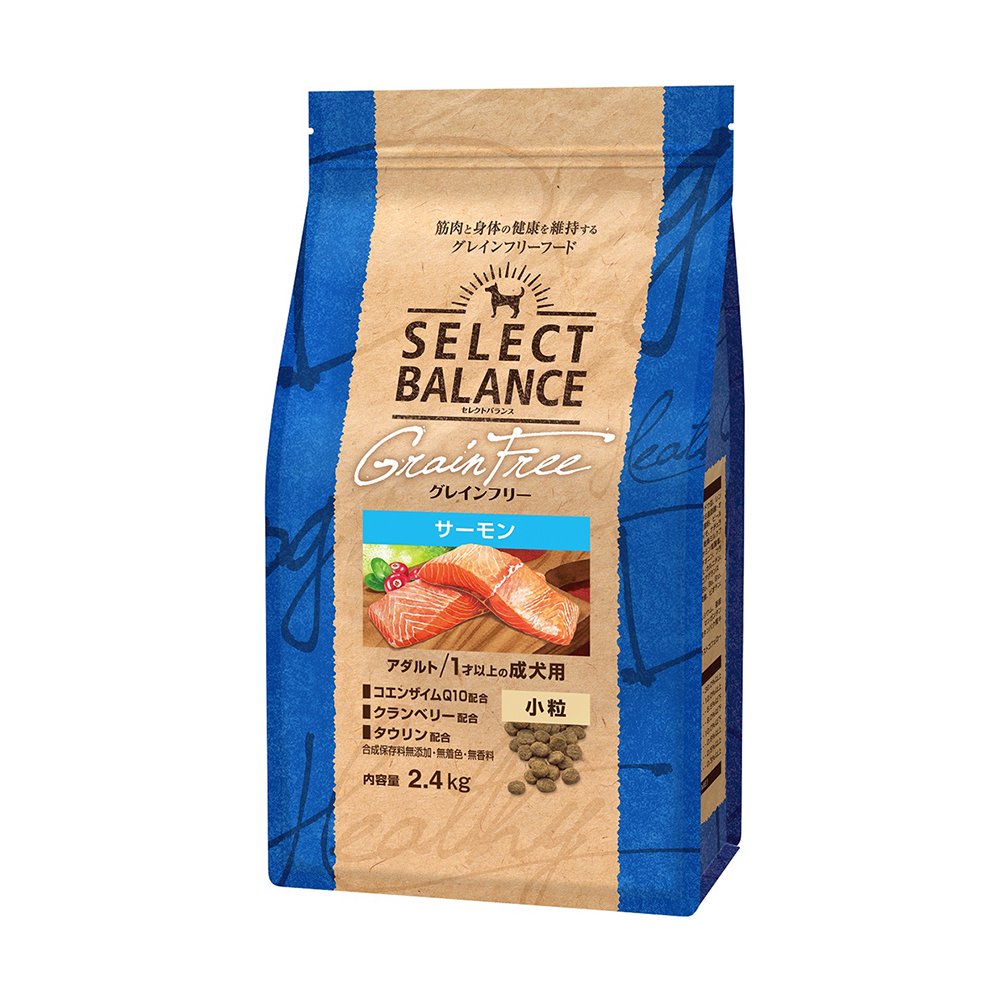 ドッグフード　セレクトバランス　グレインフリー　アダルト　サーモン　小粒　２．４ｋｇ　ＣＲＣ45―03―52―00―00 4,961円