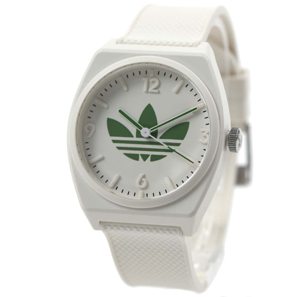 アディダス 腕時計 メンズ レディース ユニセックス ホワイト グリーン 軽量 PROJECT TWO Unisex adidas AOST23047