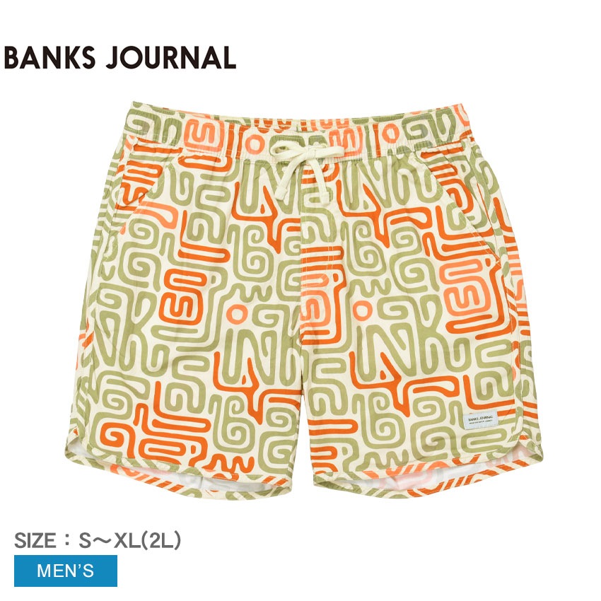 MORA BOARDSHORT BSE0339 メンズ ボトムス ハーフパンツ ショート丈 プリント スポーツ スポーティ おしゃれ ブランド サーフ ウェア ロゴ タウンユース