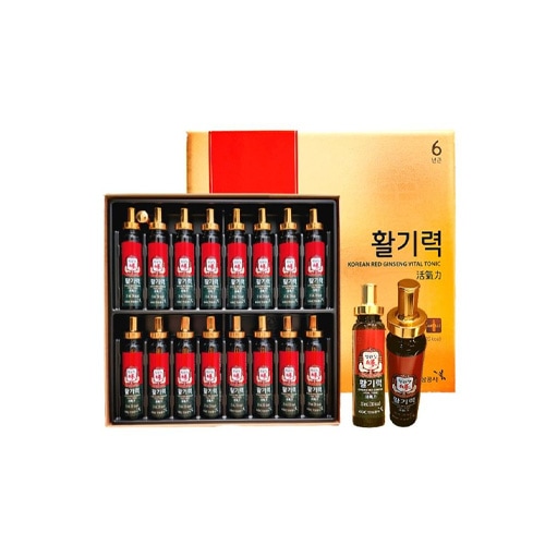 正官庄 6年根紅参精 活気力16セット（紅参濃縮液＋ビタミン配合）320g 秋夕ギフト 家族用 旅行用 1セット