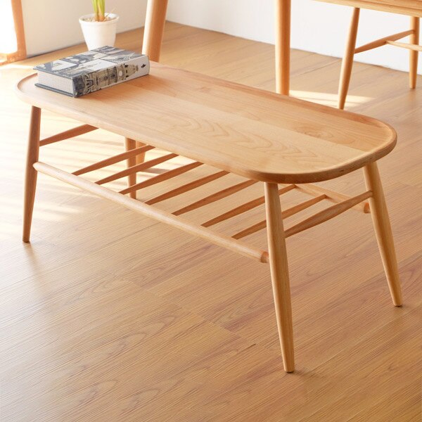 ダイニングベンチ 背なし 天然木 アルダー材 NORN 幅100cm 24,280円
