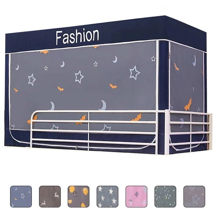 蚊帳 かや モスキートネット 学生用 ベットテント 寮 大学生 プライバシー蚊帳 寝具 スタンドタイプ ブラケット付き オシャレ ファション 190*90*110cm 防塵 防虫 防蚊 刺され防止 通