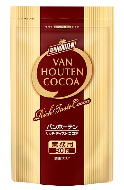 他サイト： バンホーテン リッチテイストココア 500g 片岡物産 20804の商品画像